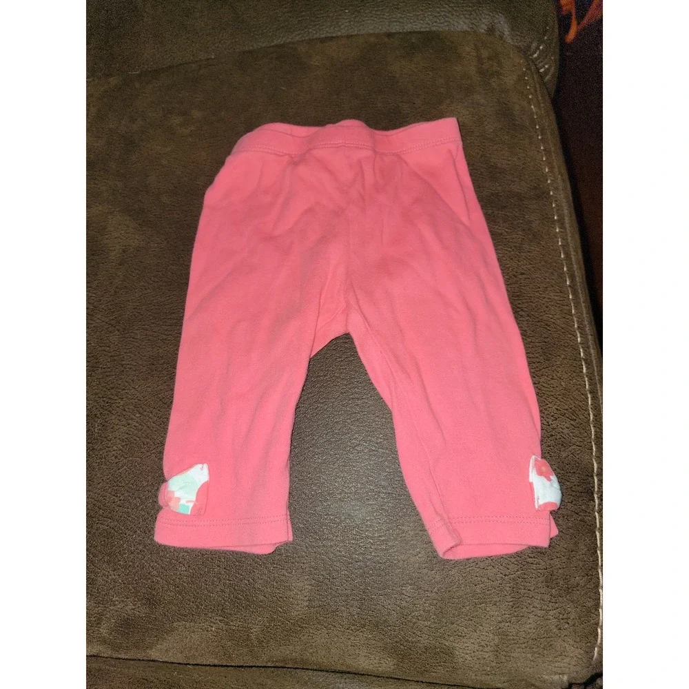 Gymboree outlet layette line spring peach dress 6 12 months leggings 12 18 month